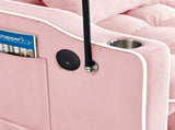 55.51 inch versatile foldable sofa bed in 3 lengths, modern sofa sofa sofa velvet pull-out bed, W2353P263923