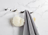 Towel Hook Bright Polishing 304 Stainless Steel Towel Robe Coat Rack Rows of Four Hooks Silver 64355933