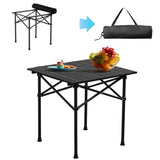 ZUN Portable Folding Camping Table for 2-4 Persons, Ultralight Collapsible Table Outdoor Camp Table for 60977335