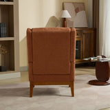 26.18" Wide Modern Accent Chair,Polyester Blend High Back Reading Chair ,Upholstered Armchair Club W1852P216110