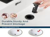 Sink Faucet With Deck Plate Waterfall ORB with Pop Up Drain and Supply Lines Bathroom faucets for W1932P180747