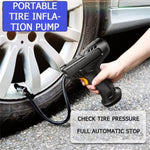 ZUN 1PC 4000mAh 150PSI Inflator - Portable Car Air Compressor Inflator Wireless and Wired Handheld 71307049