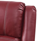ZUN Red Power Recliner with USB Port B062P186517