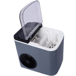 ZUN Ice Maker Countertop, Portable Ice Machine, Self-Cleaning Ice Makers with Basket and Scoop, 9 Cubes W465P204131