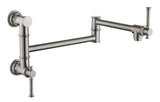 Wall mounted Filler Faucet, Modern Brass Filler Two-Attachment Wall Mount Folding Kitchen W2287P184324