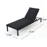NAVAN CHAISE LOUNGE - DARK GREY 60802.00MSH