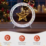 Set of 3 Lighted Iridescent Cut-out Light Bulb Christmas Decorations, Pre-lit Holiday Decor with 295 76777276