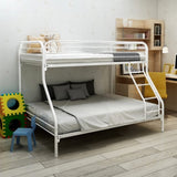 Twin-Over-Full Metal Bunk Bed, Heavy Duty Bunk Bed,Easy Assembly with Enhanced Upper-Level W840140153
