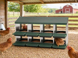 8 Comparment Chicken Nesting Box, No Stand wtn Sot Egg Pads. 0.8mm Top Cover & 0.6mm Galvanzed Steel W5251P556802