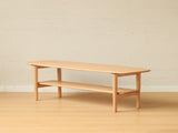 Center table Low Table 100% solid wood Top plate Desk Coffee table Width 120 x Depth 40 x Height 42 W1283P298068