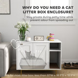 Cat Litter Box Enclosure End Side Table 80369622