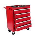 ZUN 5-Drawer Metal Rolling Tool Chest with Wheels,Tool Storage Cabinet With Locking System 24875909