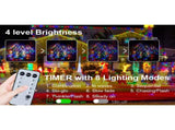 105ft Outdoor Christmas Decoration Lights,1000 LED 8 Modes Curtain Fairy Lights with 50 Drops,Plug 53118244