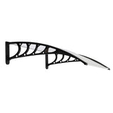HT-100 x 80 Household Application Door & Window Rain Cover Eaves Canopy White & 87203302