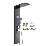 Stainless Steel Bathroom Shower Panel Rain Waterfall Spray with Handshower Kit 52586074