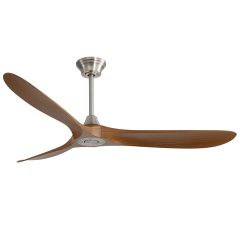 ZUN 60 Inch Outdoor Ceiling Fan Without Light 3 ABS Blade with Smart APP Control W882P244709