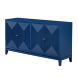 U_STYLE Sleek Storage Cabinet Sideboard Buffet with Vertical Line Design,Suitable for Study,Entrance N711P205933V