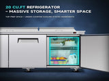 Orikool 72M IN Commercial Refrigerators Sandwich&Salad Prep Table with a Butcher Block Cutting W2095P410619