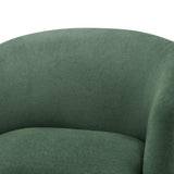 Ardena Green Swivel Barrel Chair B050P322596
