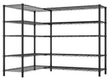 5-layer double row, freely adjustable layer spacing, with adjustable feet, display stand, iron, 62691632