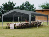 12X20FT Carport Car Port Canopy Grey without Sidewalls 70083042