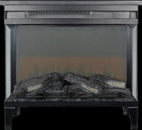 ZUN 24 inch three sided glass electric fireplace with feet W1769P166908