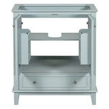 30" Bathroom Vanity without Sink, Base Only, Multi-functional Bathroom Cabinet with Doors and WF306250AAC