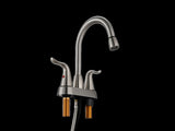 Pull-out Bathroom Faucet For bathroom Sink With Two Handles And Supply Lines - BN B2724P501238