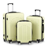 Luggage Set of 3, ABSPC Hardside Suitcase Sets with TSA Lock 4 Spinner Wheels, Lightweight Trolley 14399638