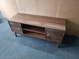 43.31 inch TV Stand, Mid-Century Modern TV Stand for 32/45 inch TV, Entertainment Center with W1706P318064