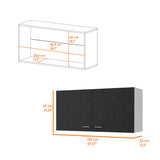 Oklahoma Wall Cabinet, Two Doors B128P148778