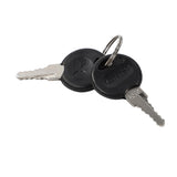 19" 3U Steel Plate DJ Drawer Equipment Cabinet with Keys Black 56432307