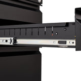 3-Drawer Mobile File Cabinet with Lock, 5 Wheels ,Cold Rolled Steel Fully T3625P495548