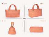 Puffer Tote Bag for Women Zipper, Quilted Puffy bag Lightweight Crossbody Hobo Padded Handbag 79366220