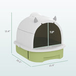 ZUN Cat Litter Box、Cat Litter Box Enclosure 48783239