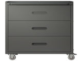 Heavy-Duty Metal Storage Cabinet with Wheels - 3 Drawer Tool Cabinet for Garage, Office, and Home 68821751
