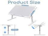 Foldable Laptop Bed Tray, Adjustable Desk, Angle Adjustable Notebook Table, Sofa Bed Computer Stand, 52989507