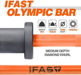 Barbell Bar Plates 4Ft Solid Iron Fitness Weightlifting 77029073