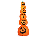 9FT Halloween Inflatable Stacked Pumpkins, Blow up 6 Pumpkins Inflatable with Built-in LED Lights 23962730