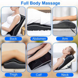 Back Massager with Heat 3D Kneading Massage Pillow Relaxing massage Full Body Massager for Back Neck 69722797