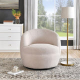 Galleria 360 Swivel Teddy Sherpa Barrel Chair T2574P241341