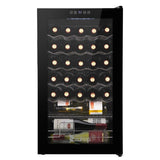 ZUN JC-85 115V 85W 3.0cu.ft/85l Electronic Wine Cabinet Cold Rolled Sheet Transparent Glass Door / 68774544