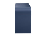 TREXM Modern Console Table with 2 Storage Drawers, Fluted Entryway Table with Rounded Silhouette for N715P196580M
