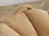 Giant Bean Bag, Oversized Bean Bag Couch for Adults and Kids, Faux Fur Shell-Shaped Large W2677P306796