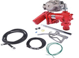 Diesel Gasoline Fuel Transfer Pump 20GPM 12V w/Oil Meter for Gas Diesel Kerosene 71597434