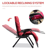 ZUN Folding Lounge Chairs / beach chair 30033356