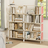 ZUN 5 Tier Large Book Shelf, Bookcase Home Office Open Bookshelf,Shelves for Living Room, Office 98764183