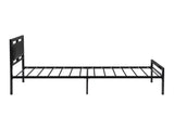 Twin Size metal bed Sturdy System Metal Bed Frame ,Modern style and comfort to any bedroom ,black W311109646