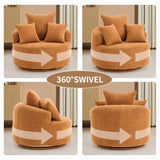 LY-031OR SWIVEL COMPRESSION CHAIR Single-seat compression chair, Crochet yarn material, Full Sponge W2231P261424