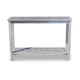 Eucalyptus Console Table, Silver Gray B04660599